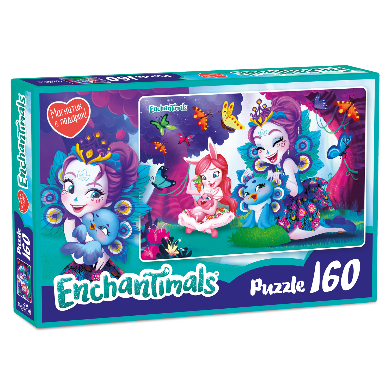 Пазл ORIGAMI Enchantimals классический в ассортименте - фото 2