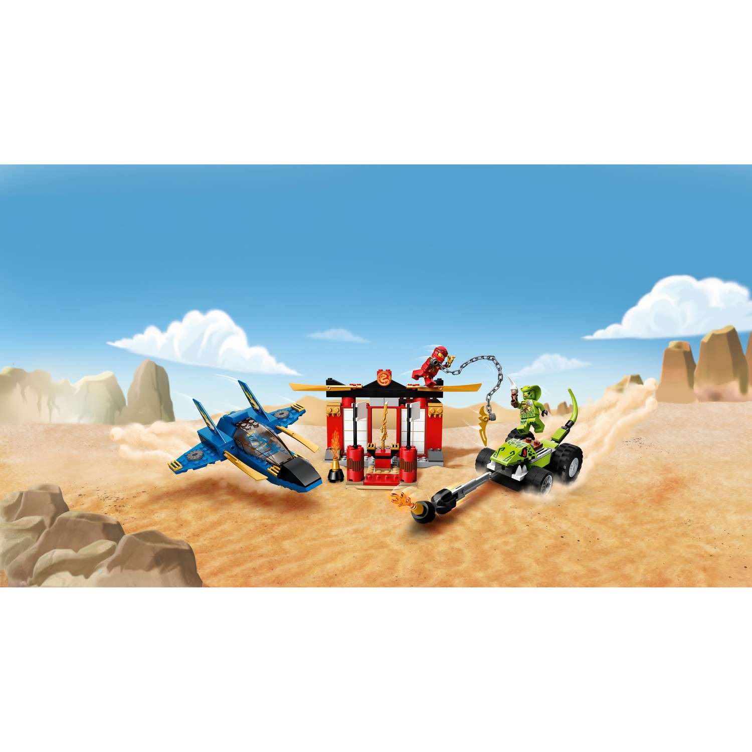 Конструктор LEGO NINJAGO Бой на штормовом истребителе блочный - фото 10