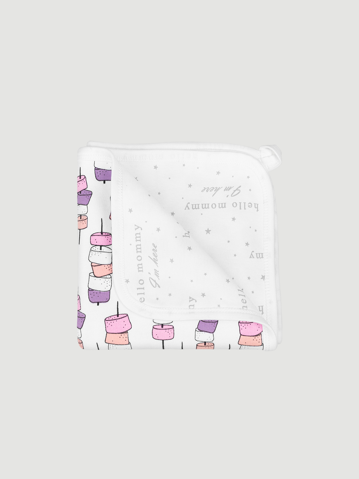 Плед Mjolk Маршмэллоу 80 x 80 см хлопок - фото 2