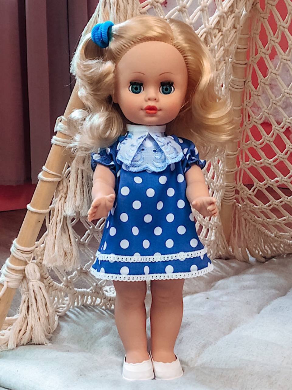 Кукла классическая СТРАНА КУКОЛ большая говорящая Маша высота 40 см 19-07.3 - фото 13