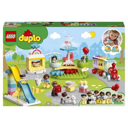 Конструктор LEGO DUPLO Town Парк развлечений блочный