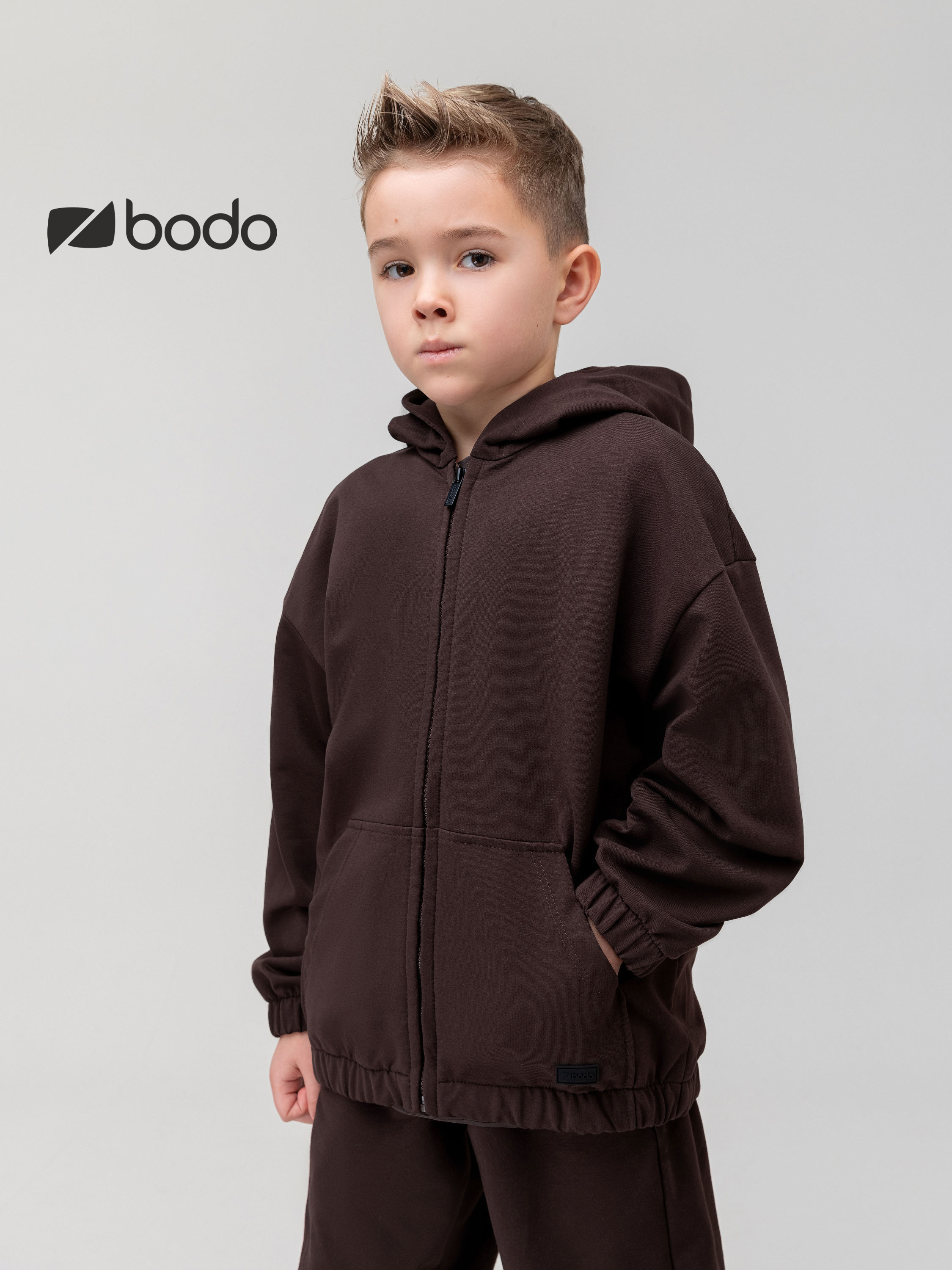 Костюм спортивный Bodo 11-671MU_кофейный - фото 5