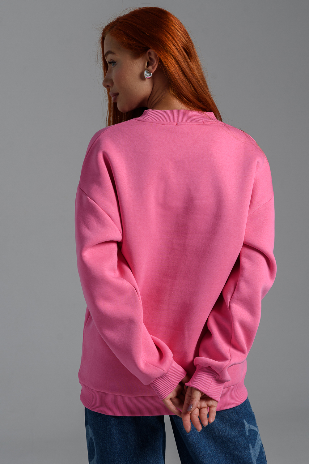 Свитшот Натали Суслова 14422 розовый - фото 9
