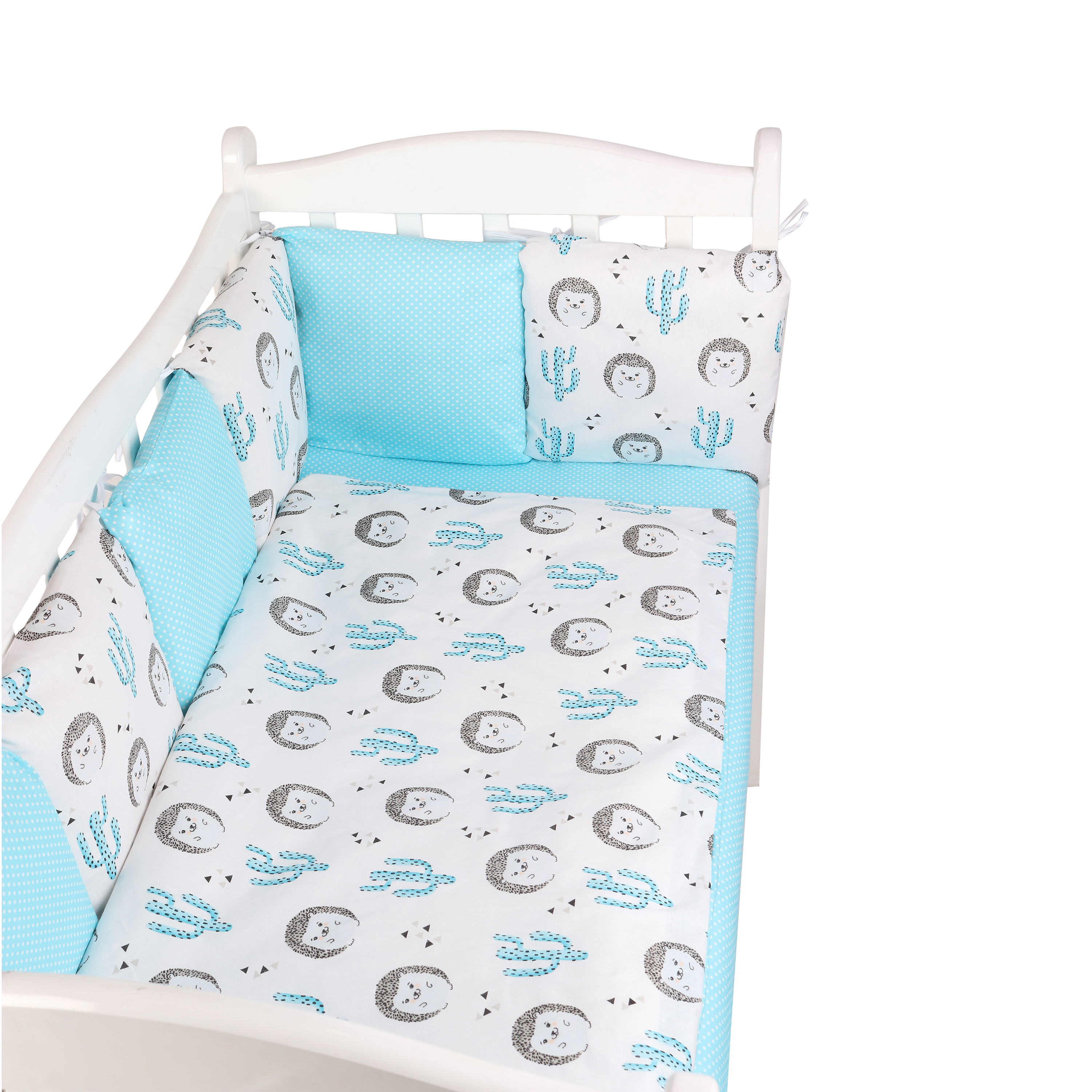 Комплект постельного белья Amarobaby Ежики 3 предм. - фото 8