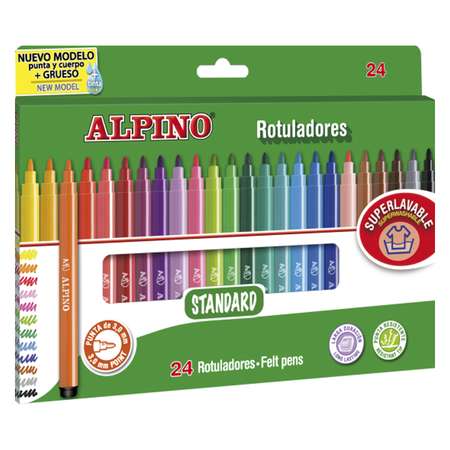 Фломастеры ALPINO 24 цв.
