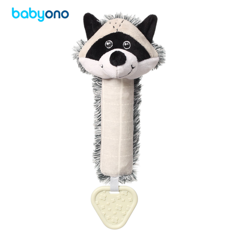 Прорезыватель Babyono Енот Rocky в ассортименте