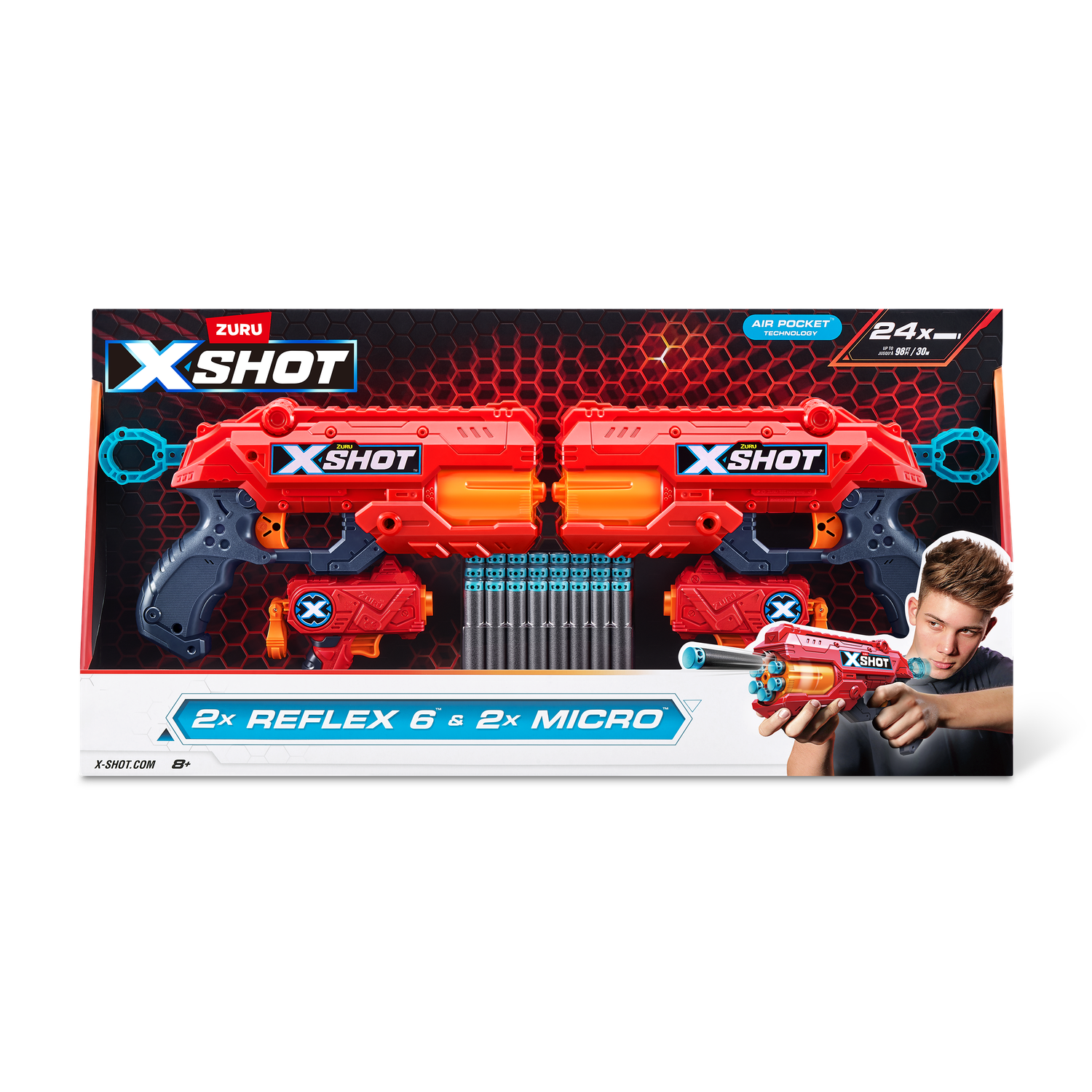 Бластер Zuru XSHOT  Excel Reflex - фото 9