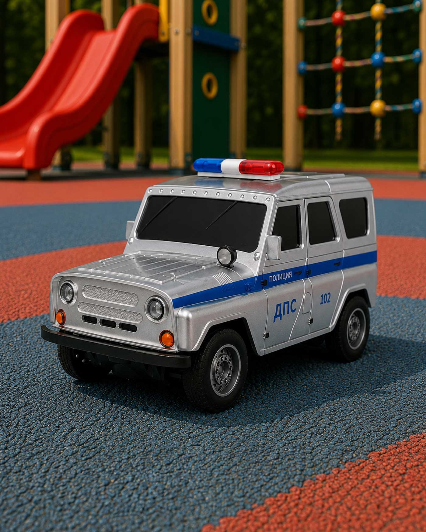 Полицейская машина РУ Mobicaro 1:24 - фото 3