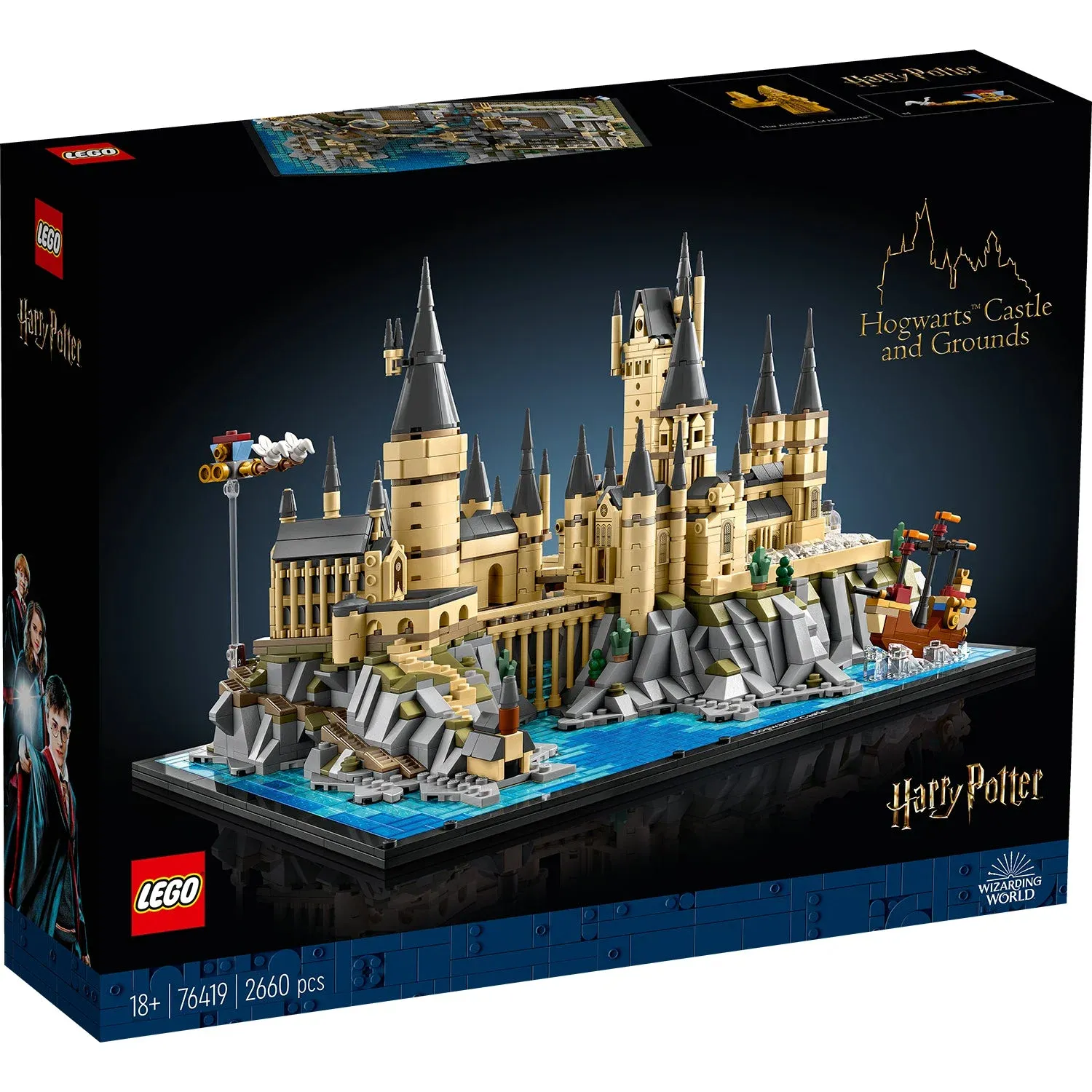 Изображение товара Конструктор LEGO Гарри Поттер Хогвартс и окрестности 76419