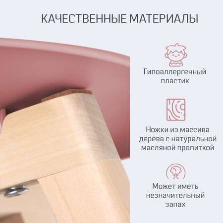 Набор стульев скандинавских KidWick Narvik розовый