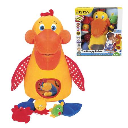 Голодный пеликан K's Kids с игрушками