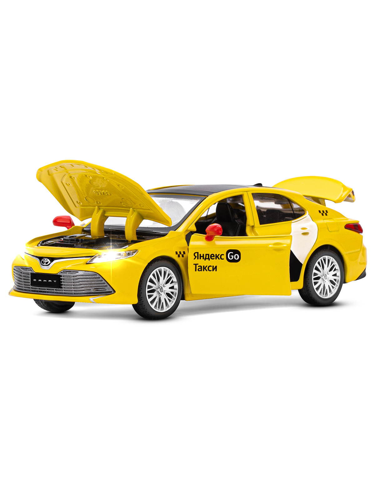 Автомобиль Яндекс GO Toyota Camry Такси озвучено Алисой 1:34 JB1251482 - фото 13