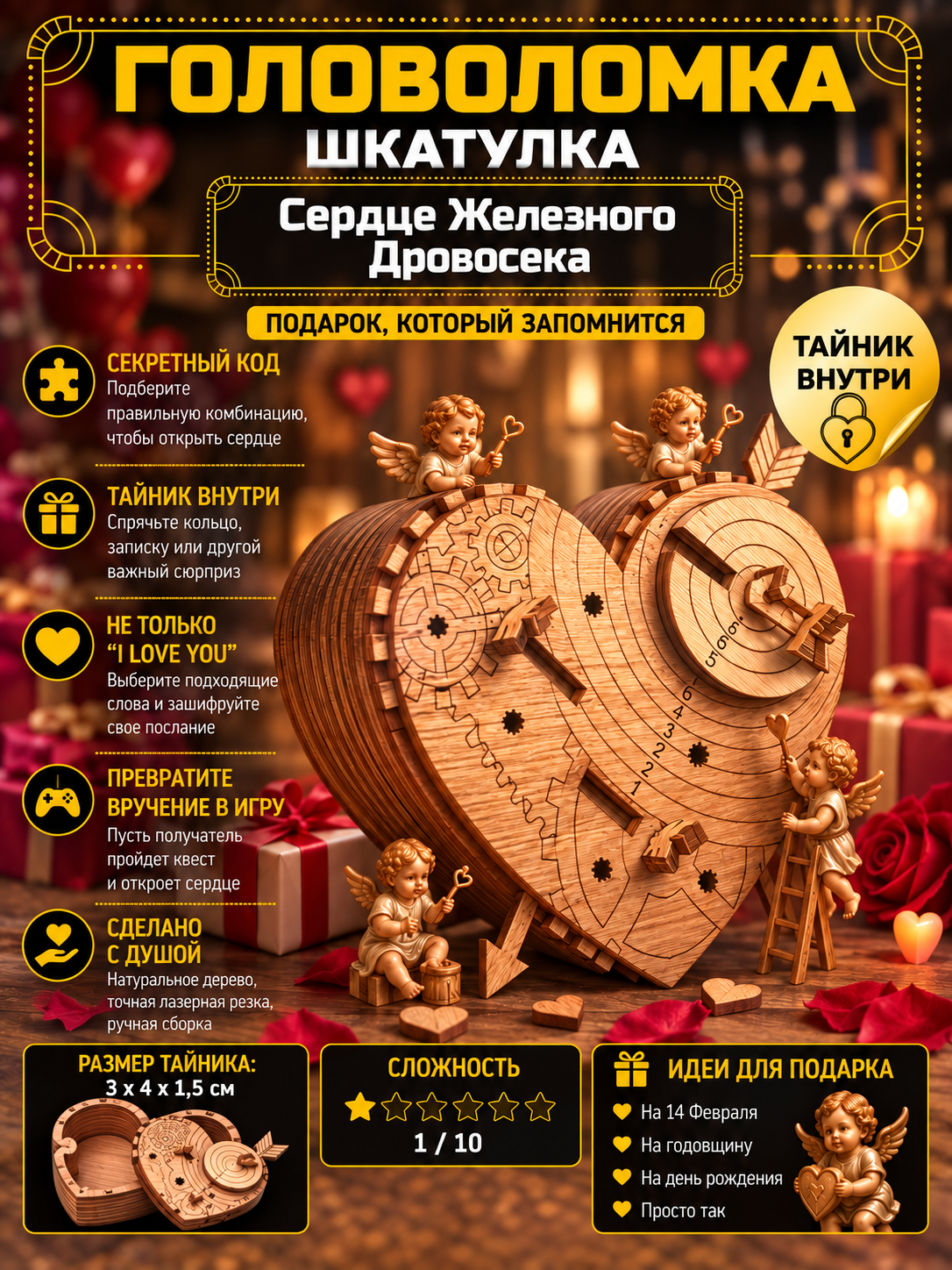 Настольная игра iDVENTURE Сердце Железного Дровосека - фото 1