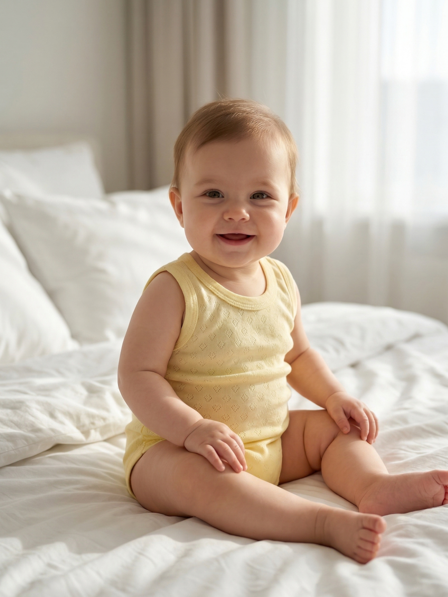 Боди 3 шт Супер Пупс нбр/3пр/бодимайка/белжелрозовый - фото 15