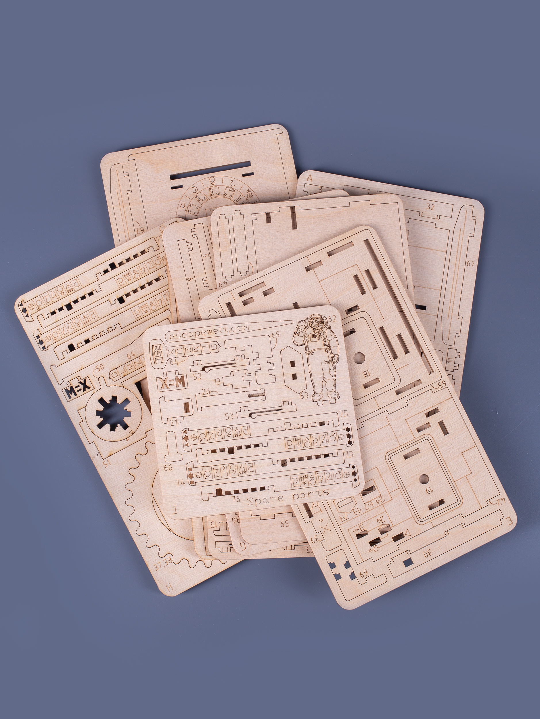 Настольная игра EscapeWelt Космический бокс DIY - фото 2