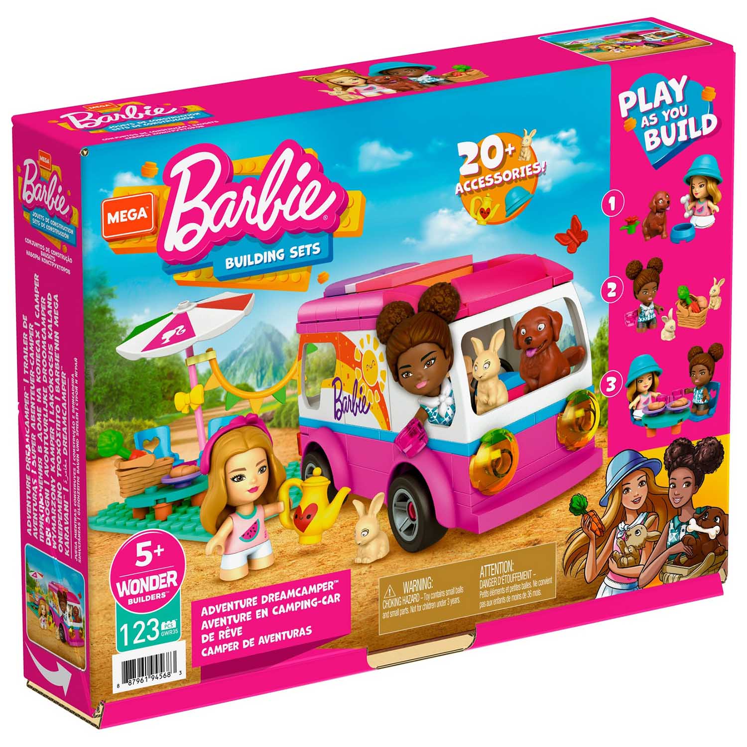 Конструктор Mega Construx Barbie Поход мечты 123 дет. - фото 4