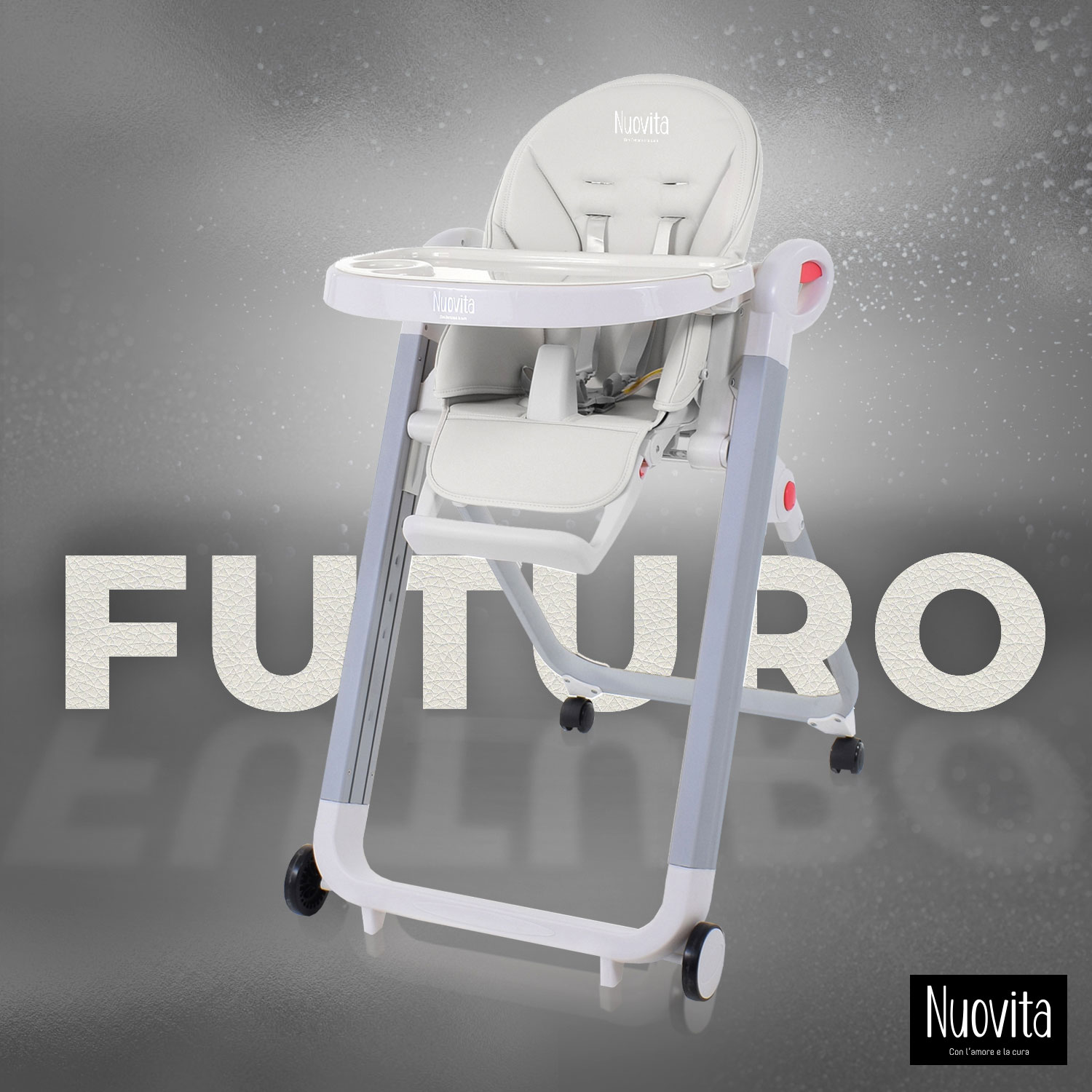 Стульчик для кормления Nuovita Futuro Bianco Bianco классический - фото 2