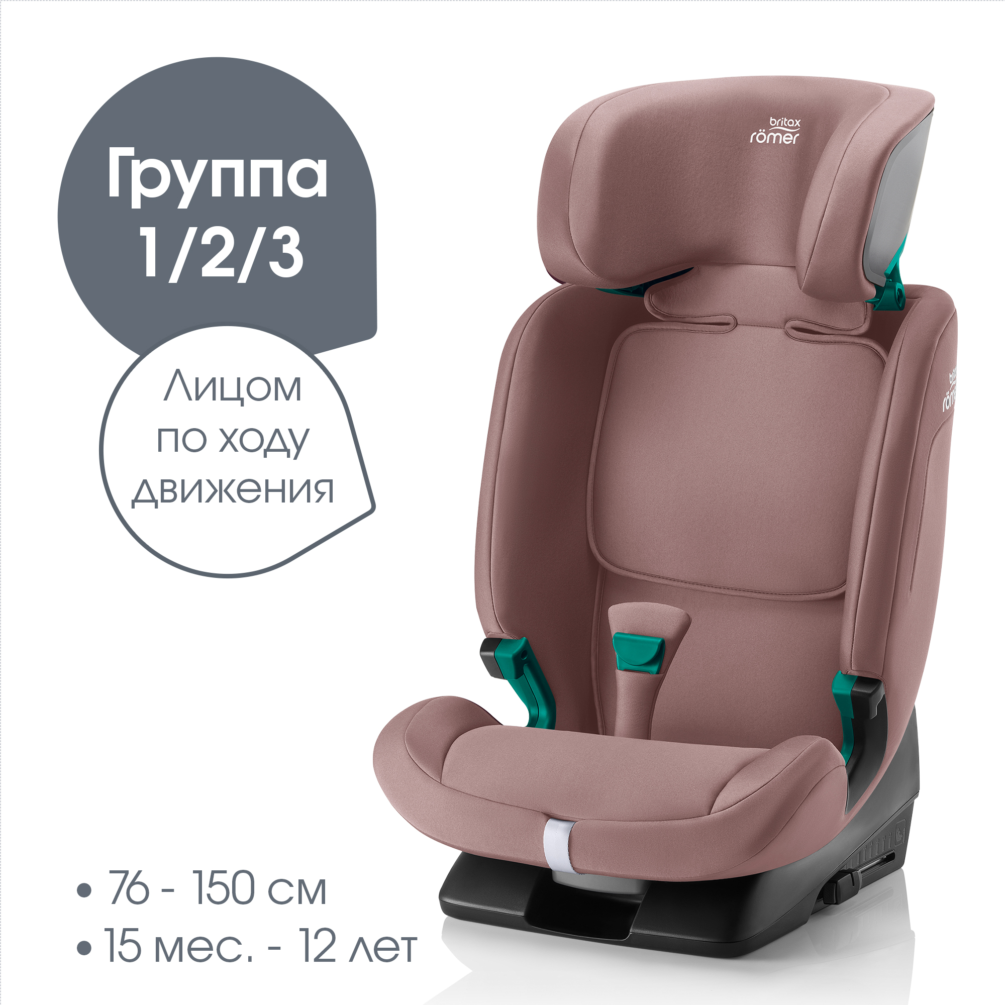 Автокресло Britax Roemer Evolvafix Isofix 1/2/3 (9-36 кг) - фото 2