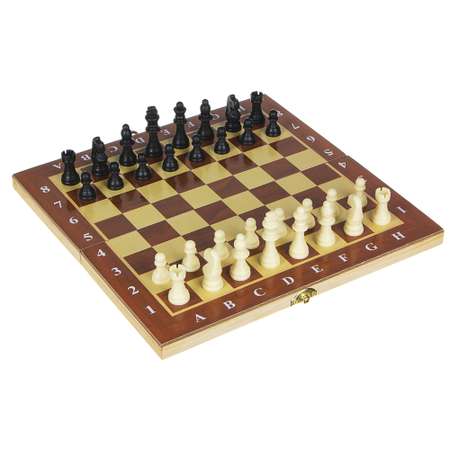 Настольная игра Zhorya 3 в 1 шашки шахматы нарды