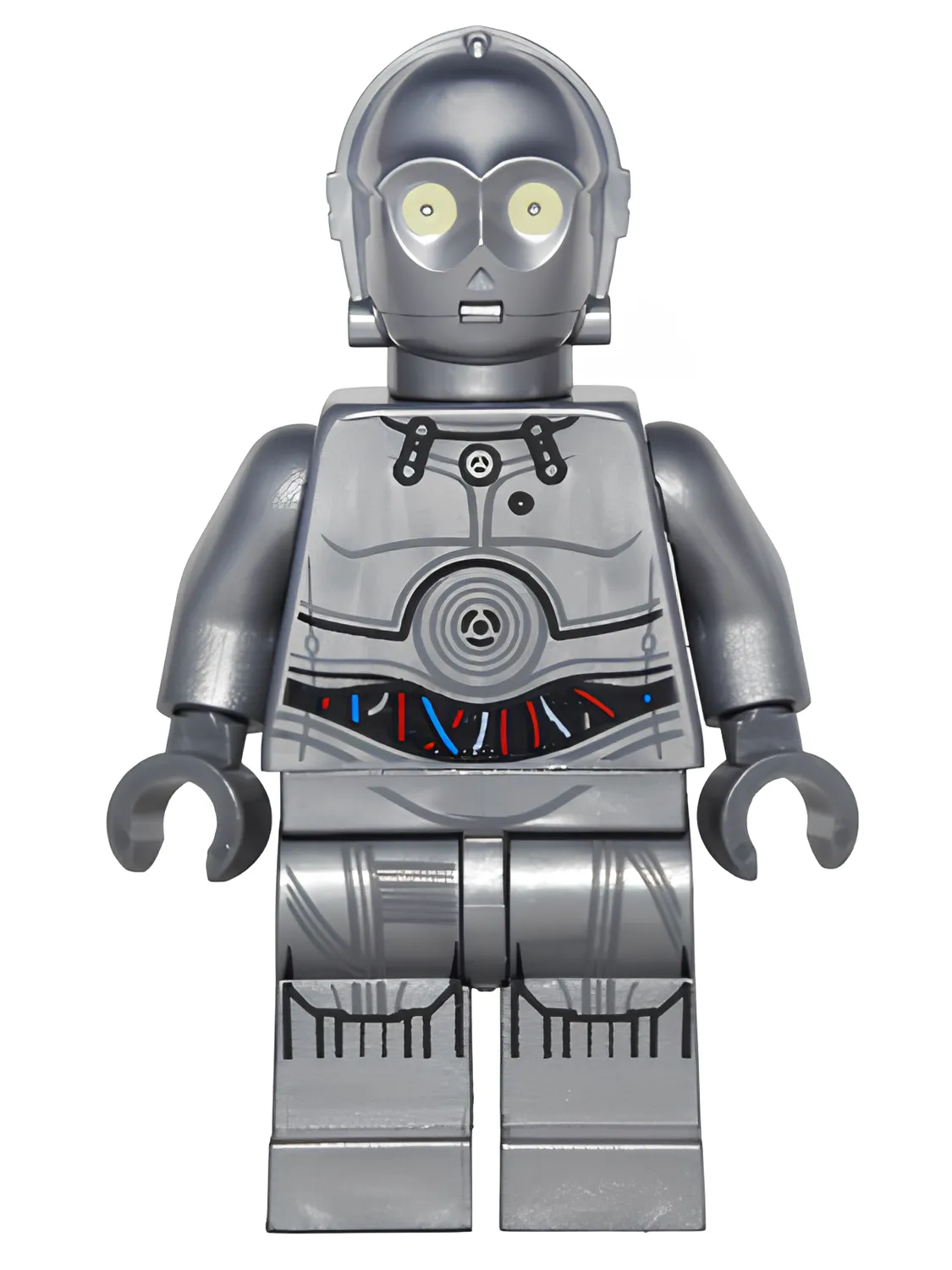 Изображение товара Минифигурка LEGO Star Wars Protocol Droid U-3PO коллекционная серебряная Изображение товара Минифигурка LEGO Star Wars Protocol Droid U-3PO коллекционная серебряная