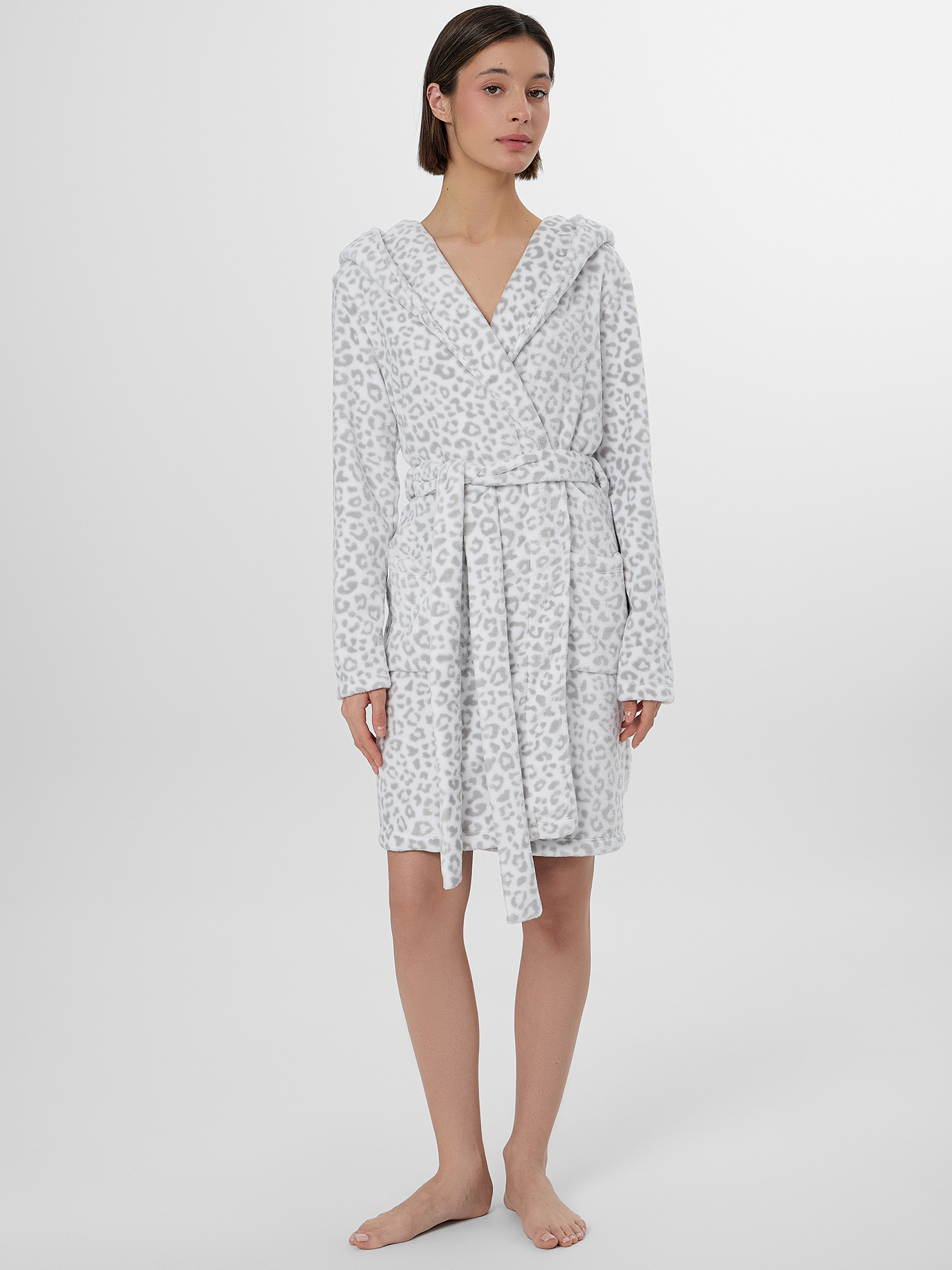 Халат Mark Formelle (Марк Формэль) 552278/леопард на белом - фото 1