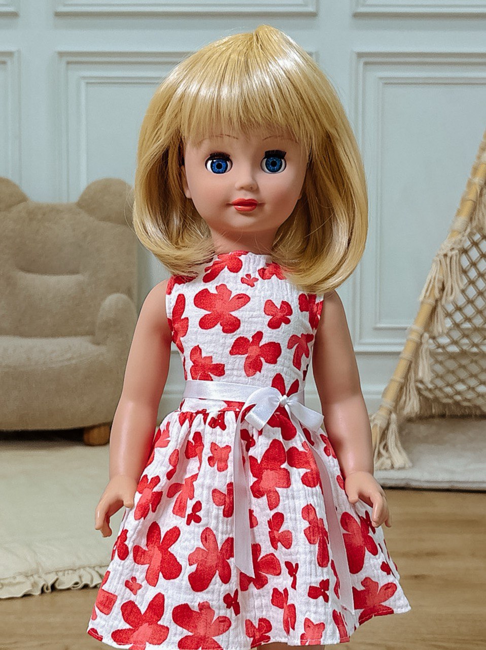 Кукла большая (ростовая) СТРАНА КУКОЛ говорящая Стелла высота 60 см кукла60-стелла19 - фото 12