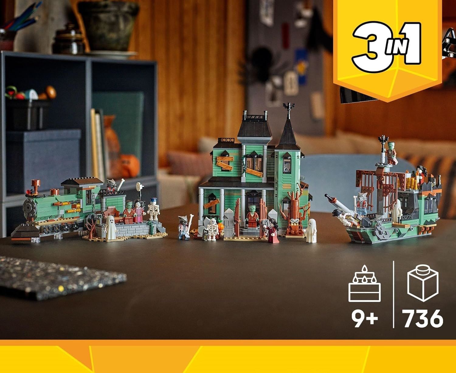 Конструктор LEGO Creator Особняк с привидениями 736 дет. - фото 2