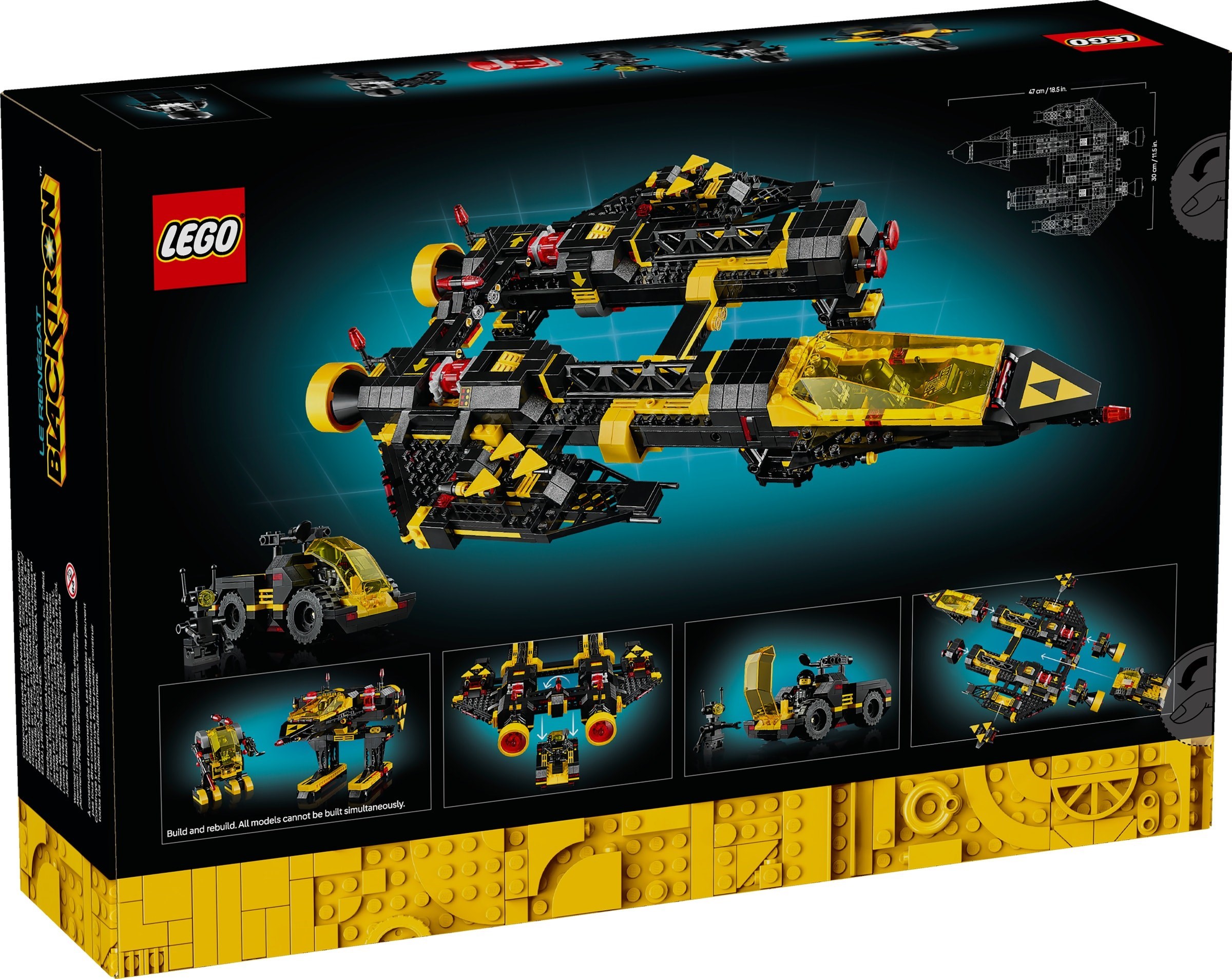 Изображение товара Конструктор LEGO Icons Blacktron Renegade 1151 деталей для взрослых