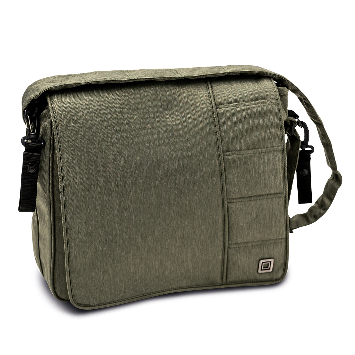 Сумка для бутылочки Moon Messenger Bag Olive Fishbone - фото 1