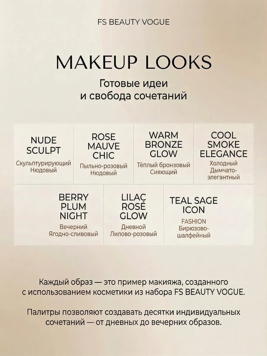 Подарочный набор декортивной косметики FS Beauty De Lux - фото 9