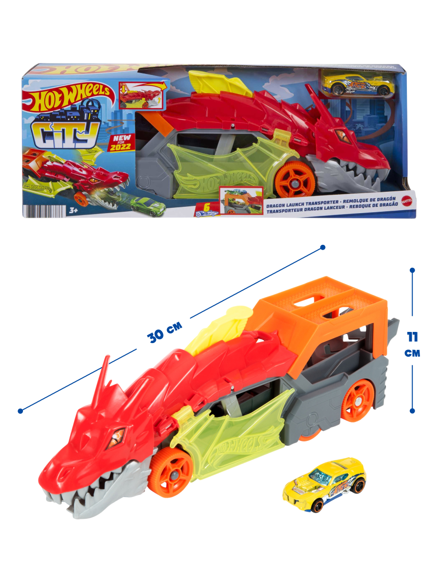 Грузовик Hot Wheels GTK42 машинка дракон GTK42 - фото 2