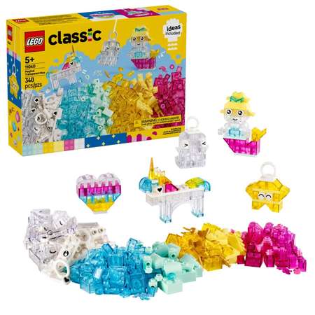 Конструктор LEGO Classic Волшебная прозрачная коробка блочный