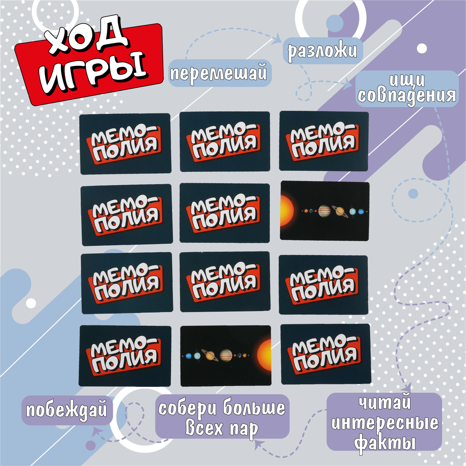 Настольная игра Attivio Мемополия Космос - фото 4
