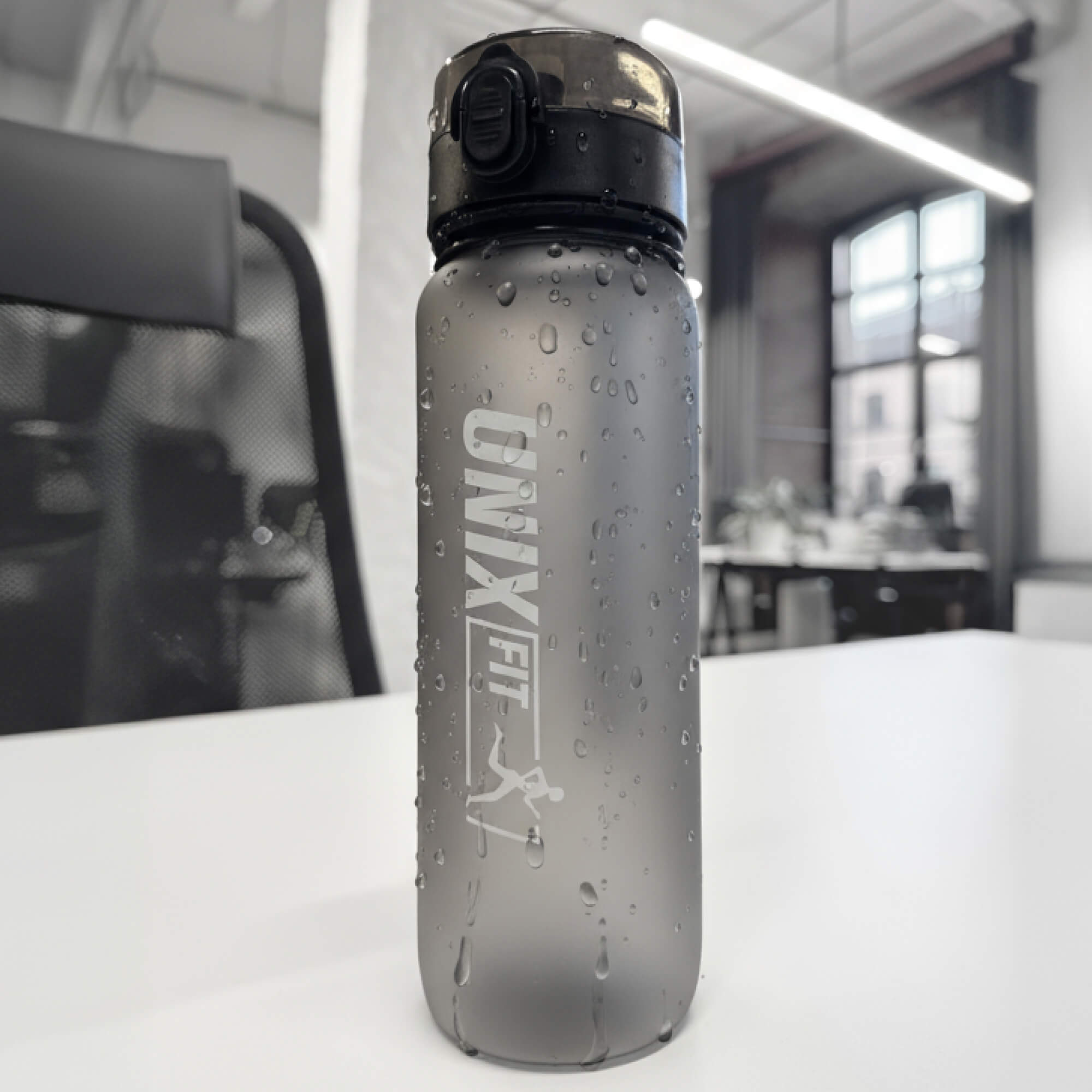 Бутылка UNIX Fit Prime черная 1000 мл - фото 1