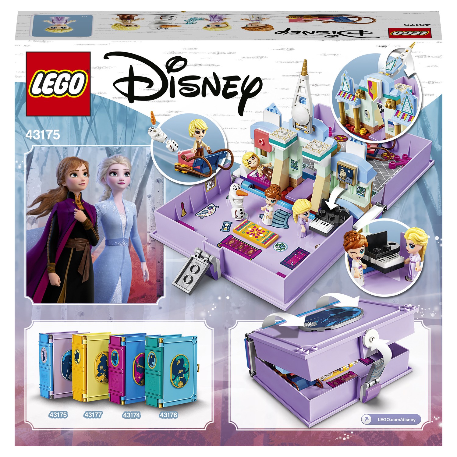 Конструктор LEGO Disney Princess Книга приключений Анны и Эльзы блочный - фото 3
