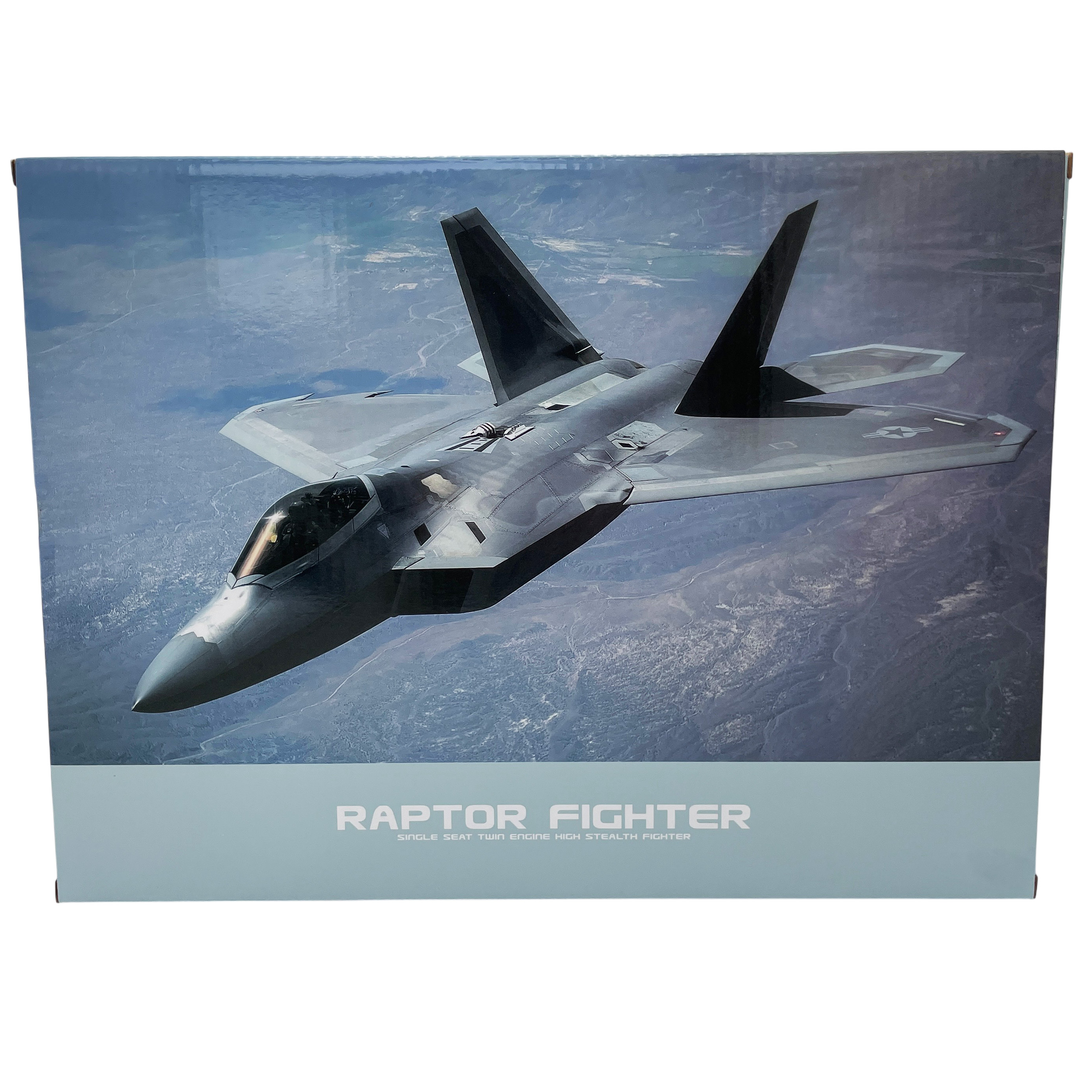 Самолет РУ Zhorya Raptor Fighter камуфляжный - фото 15