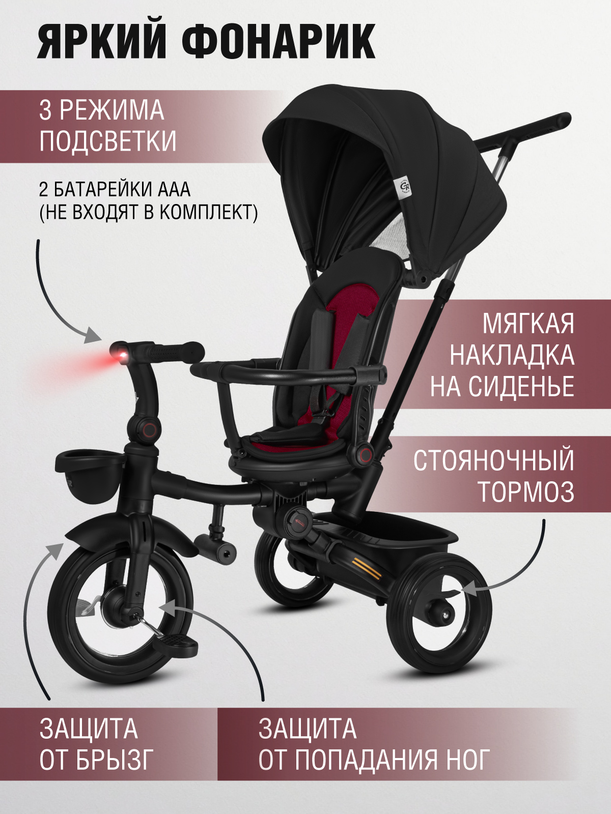 Трехколесный велосипед CITYRIDE - фото 5