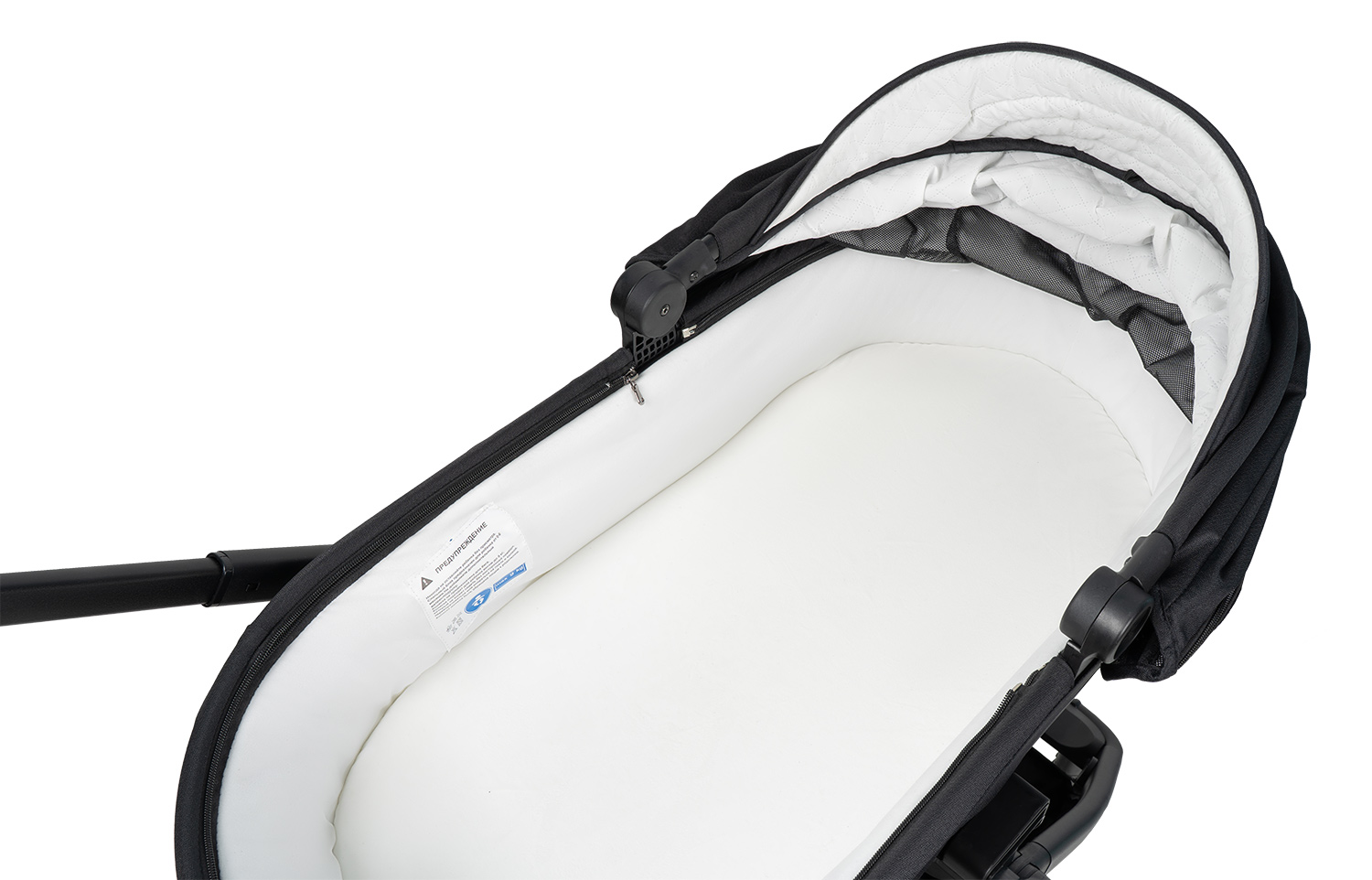 Коляска 3в1 Farfello Liberty черный - фото 16