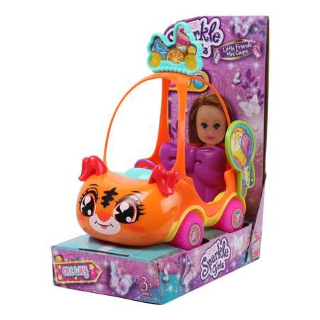 Автомобиль Zuru Sparkle Girlz для мини-куклы Тигр