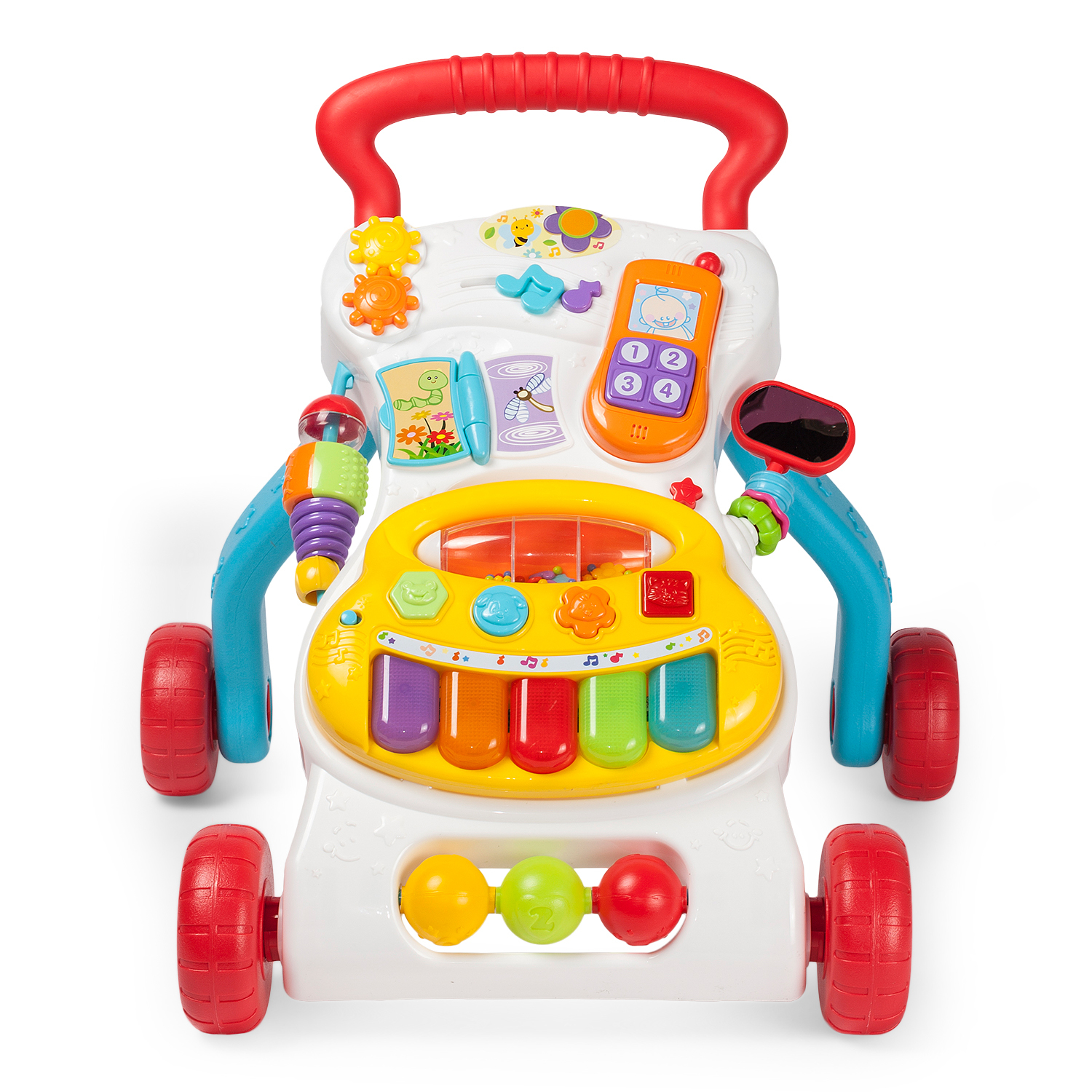 Ходунки BabyGo с ручкой - фото 8