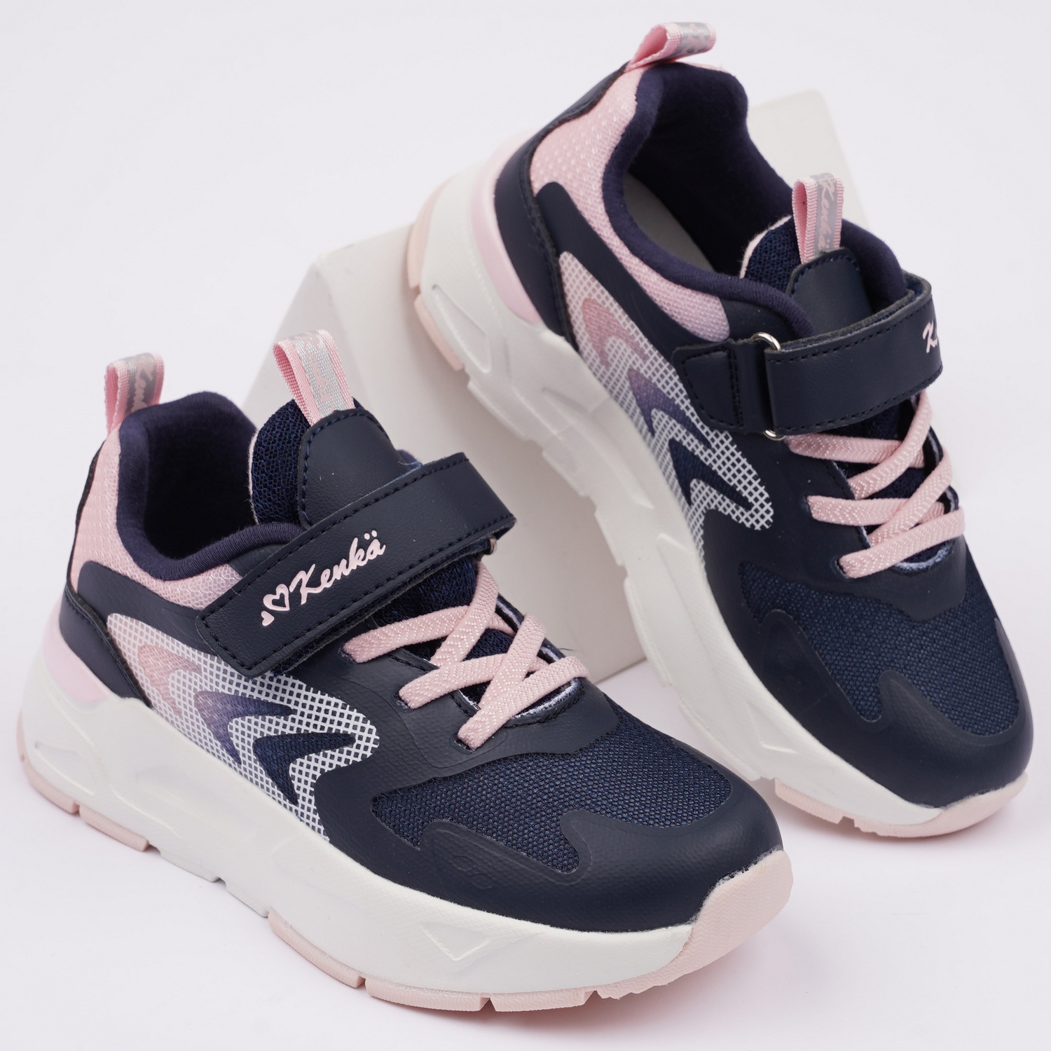 Кроссовки KENKA CNB_22602 _navy-pink - фото 1