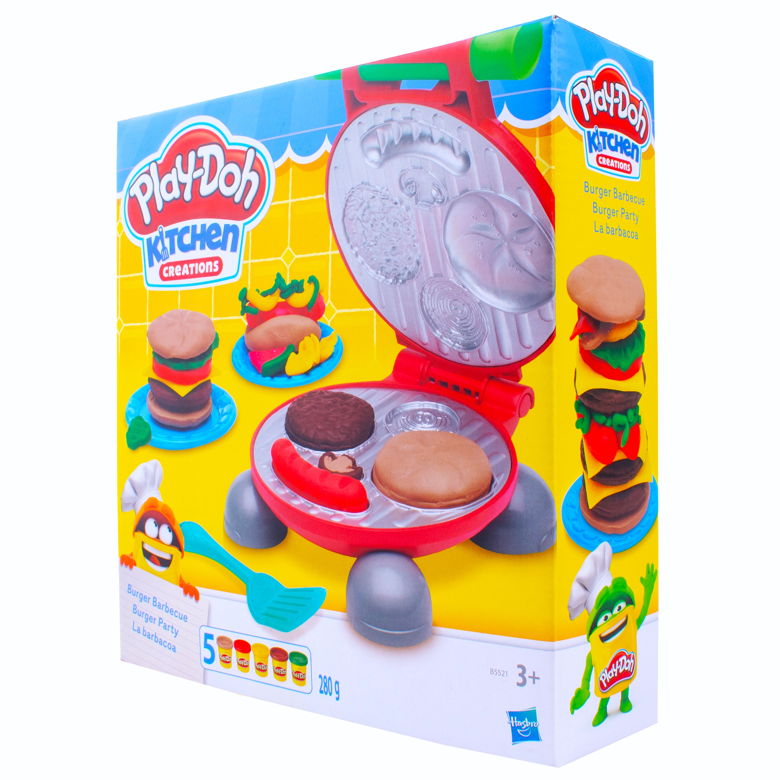 Масса для лепки Hasbro Play-Doh Бургер-гриль - фото 4