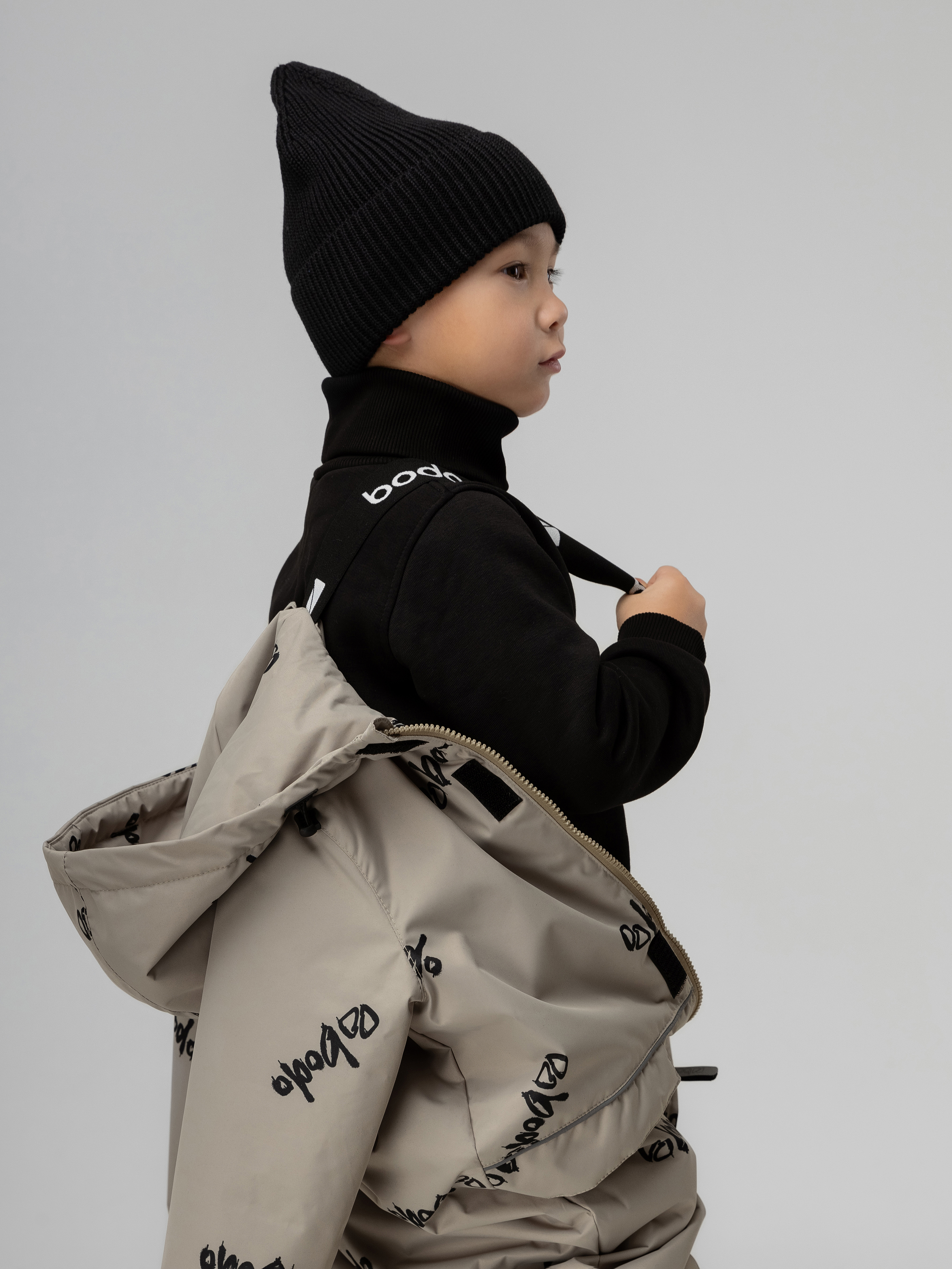 Комбинезон Bodo 35-9MU_бежевый (черный) - фото 10