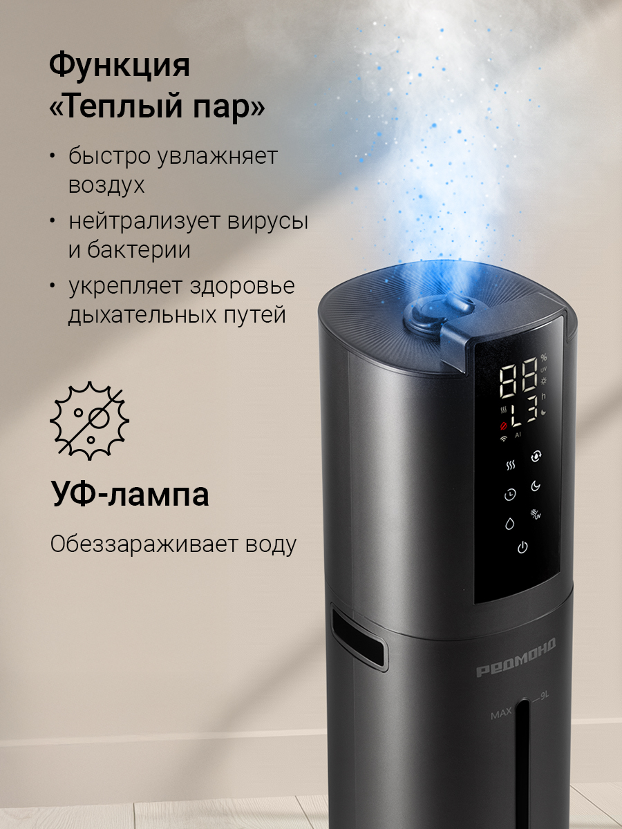 Увлажнитель воздуха REDMOND HF2213S - фото 3