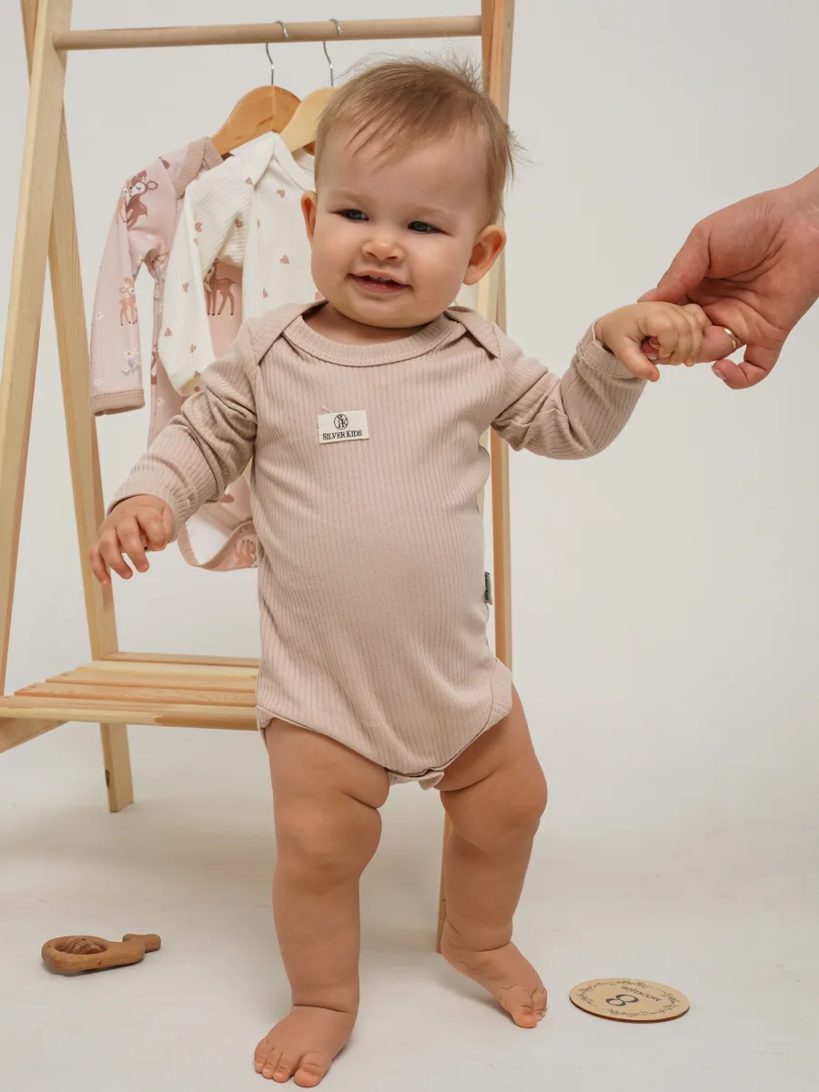 Боди 3 шт Супер Пупс нбр/3пр/бд/sk20/рубчик/леснаясказка - фото 9