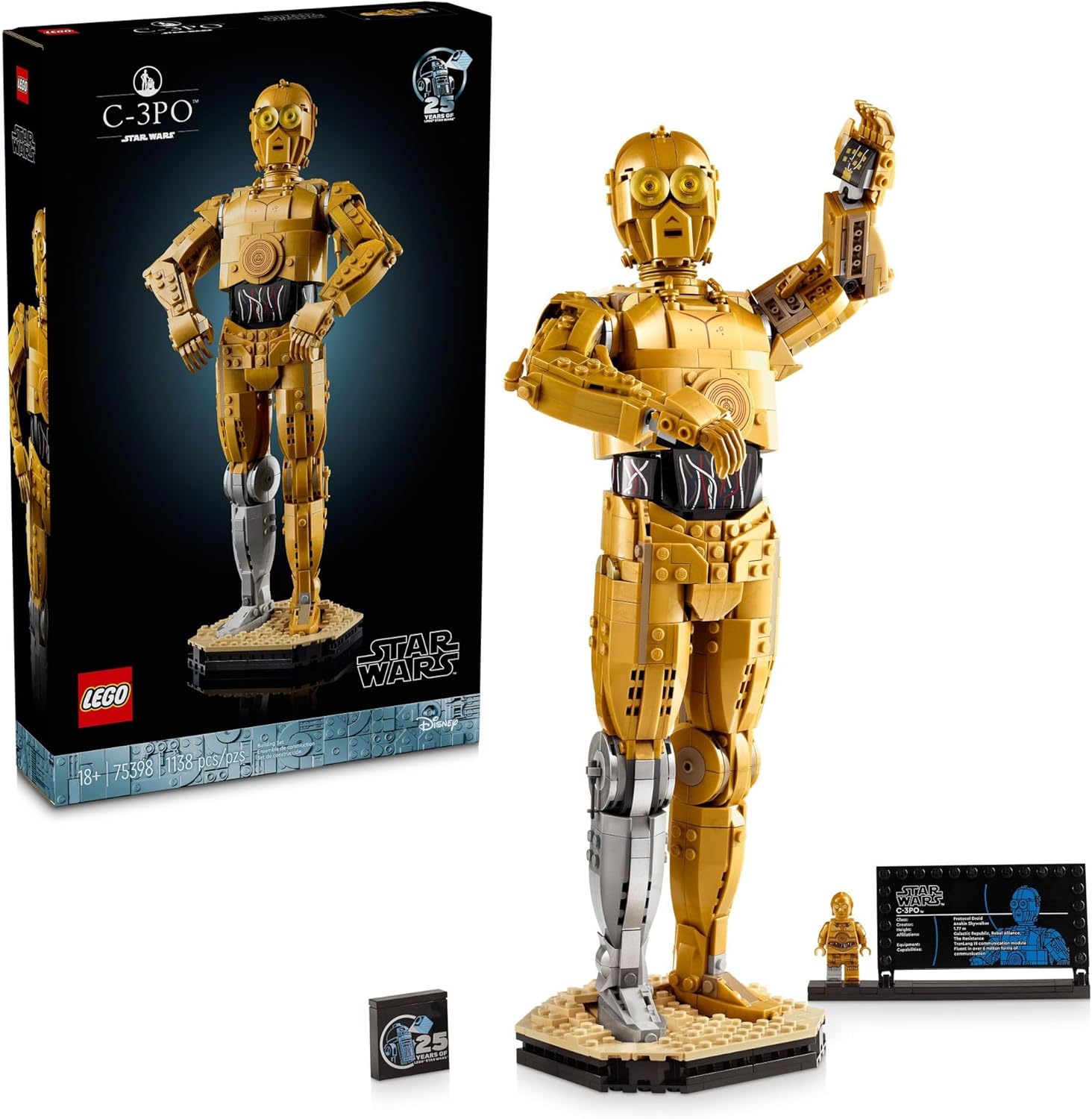 Конструктор LEGO Star Wars Дроид C-3PO 1138 дет. - фото 1