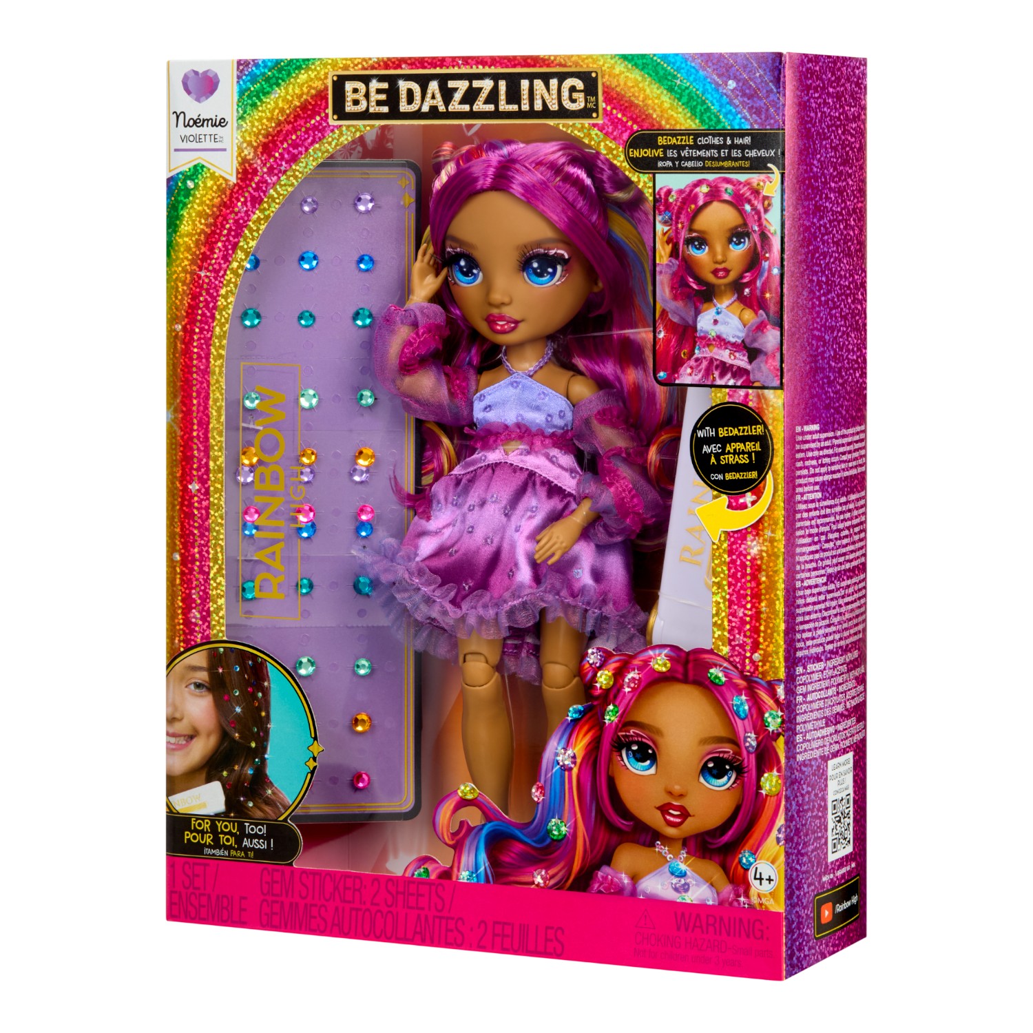 Кукла модельная Rainbow High Dazzling Ноэми с акс. 70782 - фото 8