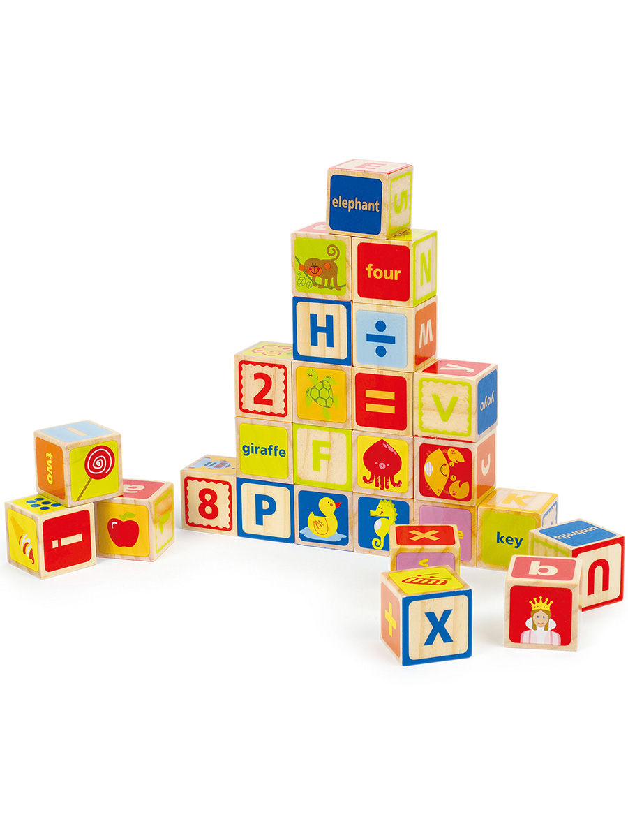 Игрушка Hape кубики ABC - фото 3