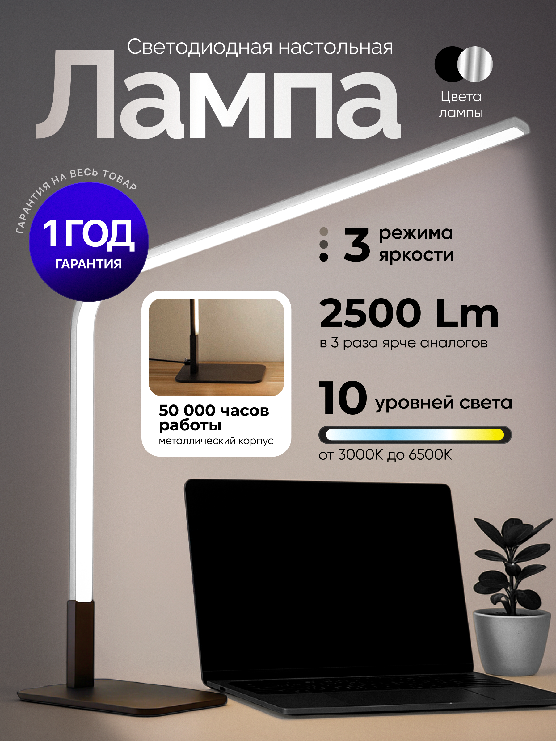 Лампа HomDoctor бестеневая - фото 1