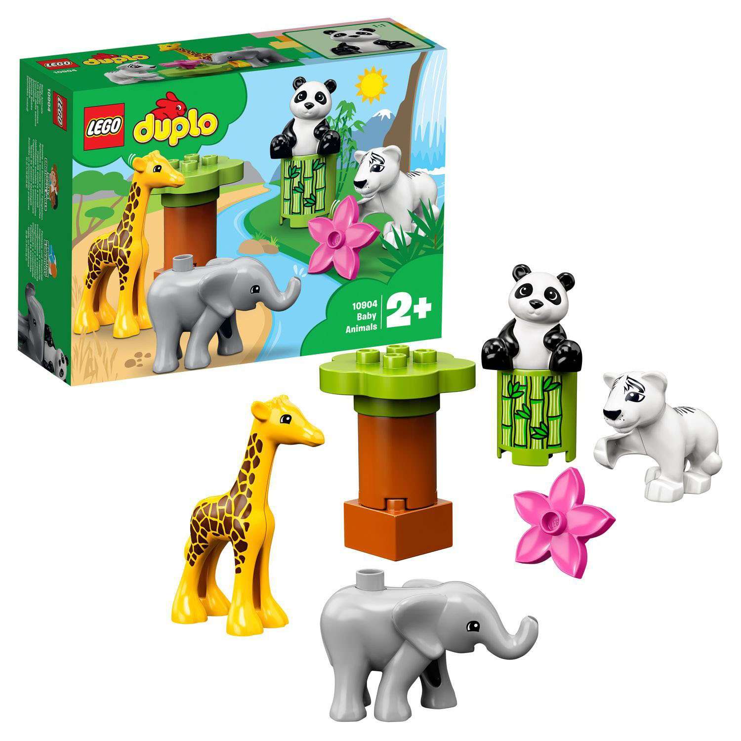 Конструктор LEGO DUPLO Детишки животных блочный - фото 1